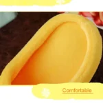 chaussons-smiley-lunettes-de-soleil-enfant-jaune