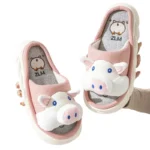 claquette-animaux-cochon-rose-3d