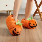 chausson-halloween-citrouille-qui-rit
