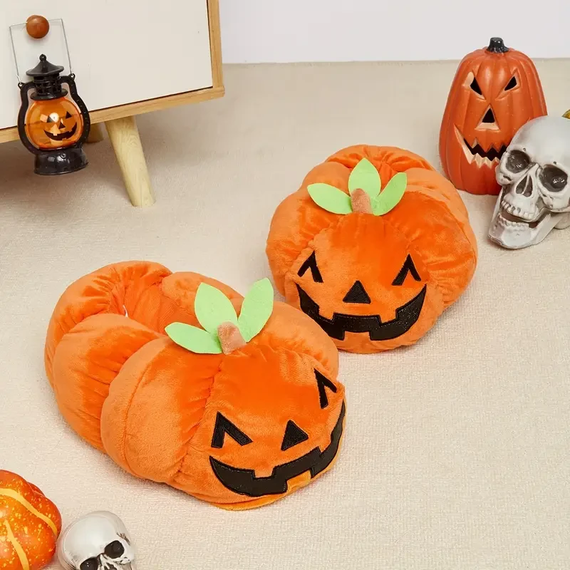 chausson-halloween-fun-citrouille chausson-halloween-fun-citrouille