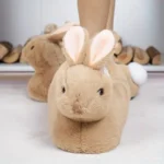 chaussons-lapins-marron