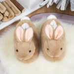 chaussons-lapins-marron