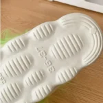 chausson-canard-punk-adulte-cheveux-vert