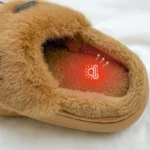 chausson-sabot-fourres-capybara-caramel