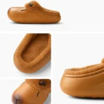 chausson-sabot-fourres-capybara-caramel