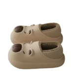 chausson-sabot-fourres-capybara-gris