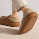 chausson-sabot-fourres-capybara-caramel