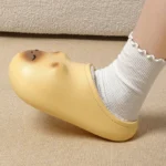 chaussons-sabots-fourres-femme-blanc