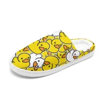 pantoufle canard adulte semelle blanche chausson canard homme
