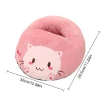 Dimensions chausson chauffant électrique chat rose 32 cm x 28,5 cm taille unique 34-40