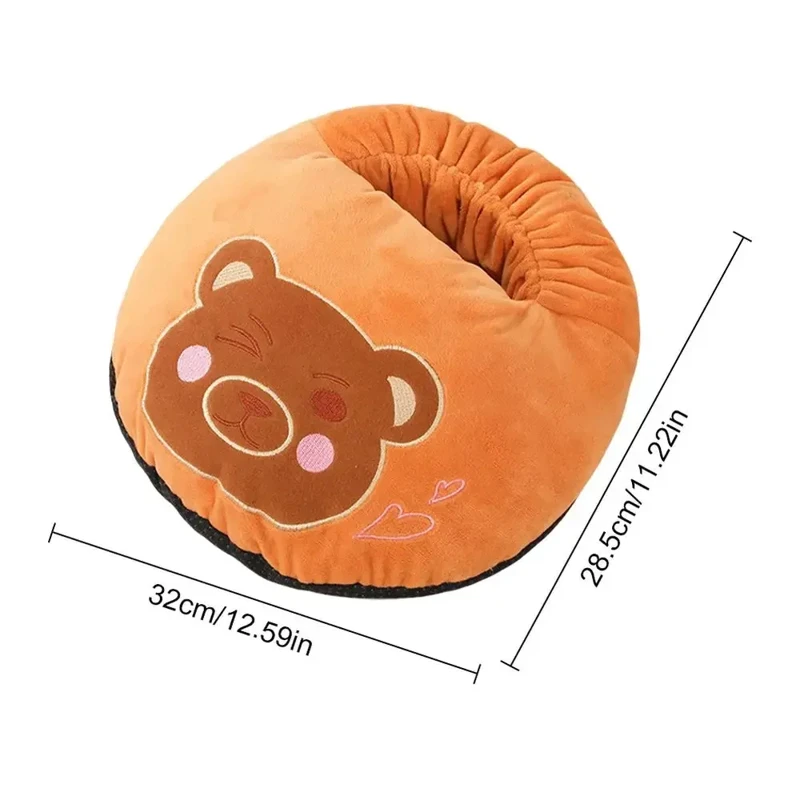 chausson-chauffant-usb-ours-dimensions Dimensions du chausson chauffant USB ours format chauffe-pieds cocooning