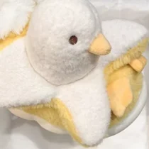 Chausson Canard dans sa Coquille détail tête et aile en relief