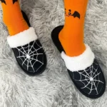 pantoufle-araignee-halloween-femme