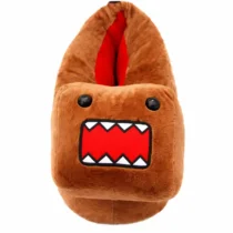 chausson manga domo kun slippers marron visage monstre manga kawaii