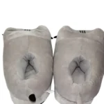 pantoufles-chat-gris