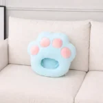 tapis-chauffant-pied-patte-de-chat-bleu-turquoise